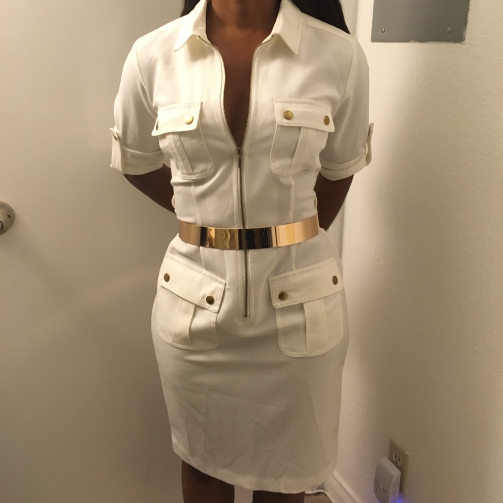 Off white dress