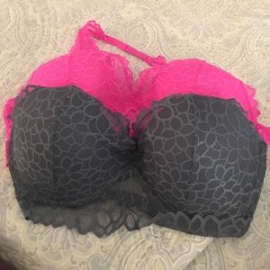 2 super cute lace bralettes ( with underwire)
