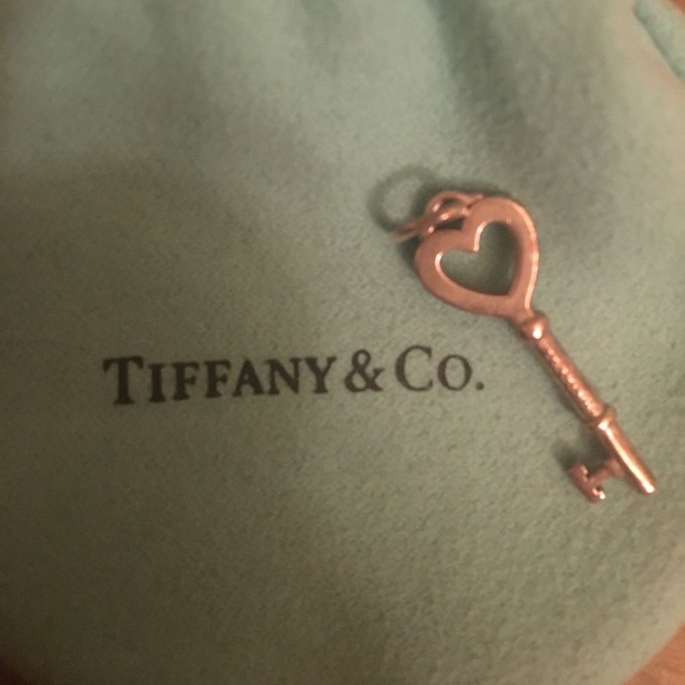Tiffany Heart key Pendant. No chain.