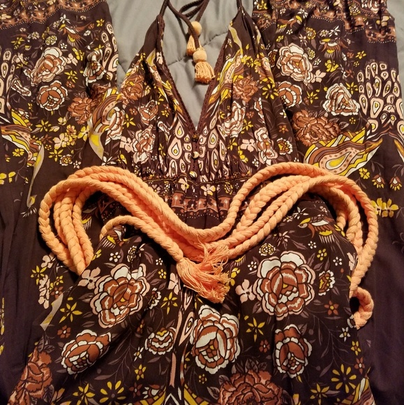 Spell Designs Hotel Paradiso Brown Onesie NWT - Picture 5 of 8