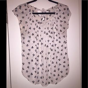 Lauren Conrad Cap Sleeve Blouse