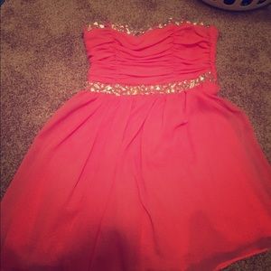 Coral prom dress (Windsor)