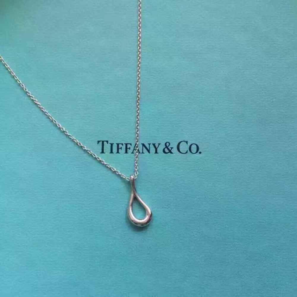 Authentic Tiffany & Co retired teardrop necklace