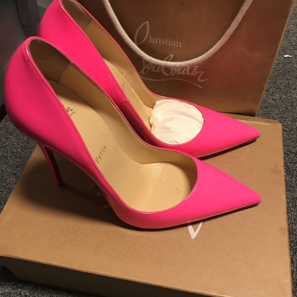 Christian Louboutin So Kate Pink Heels