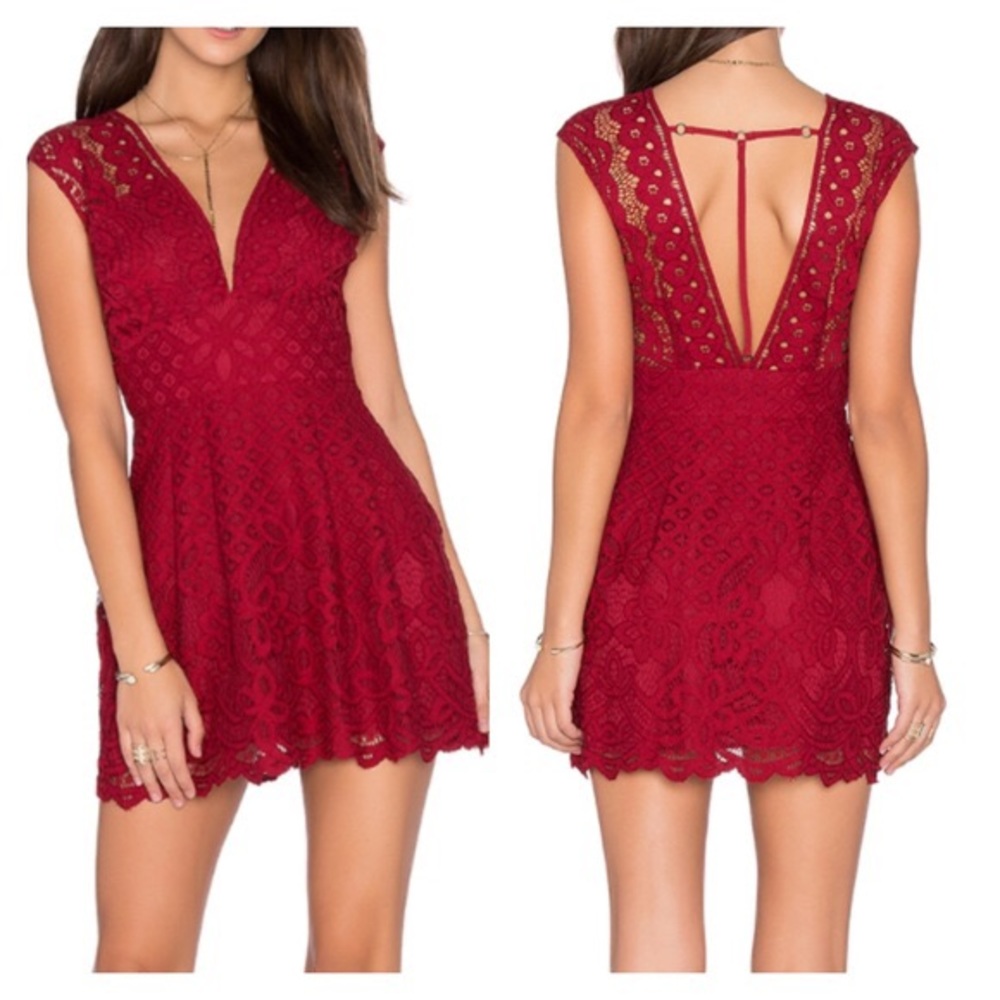 Free People One Million Lovers Lace Dress