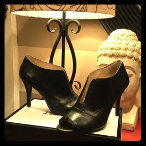Nine West Leather Peep Toe Artissa Boot