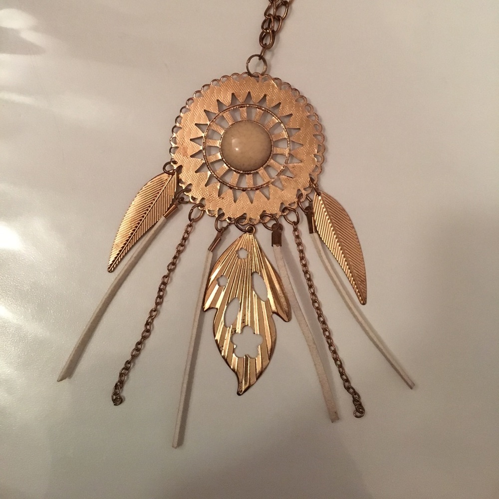 Dream catcher necklace