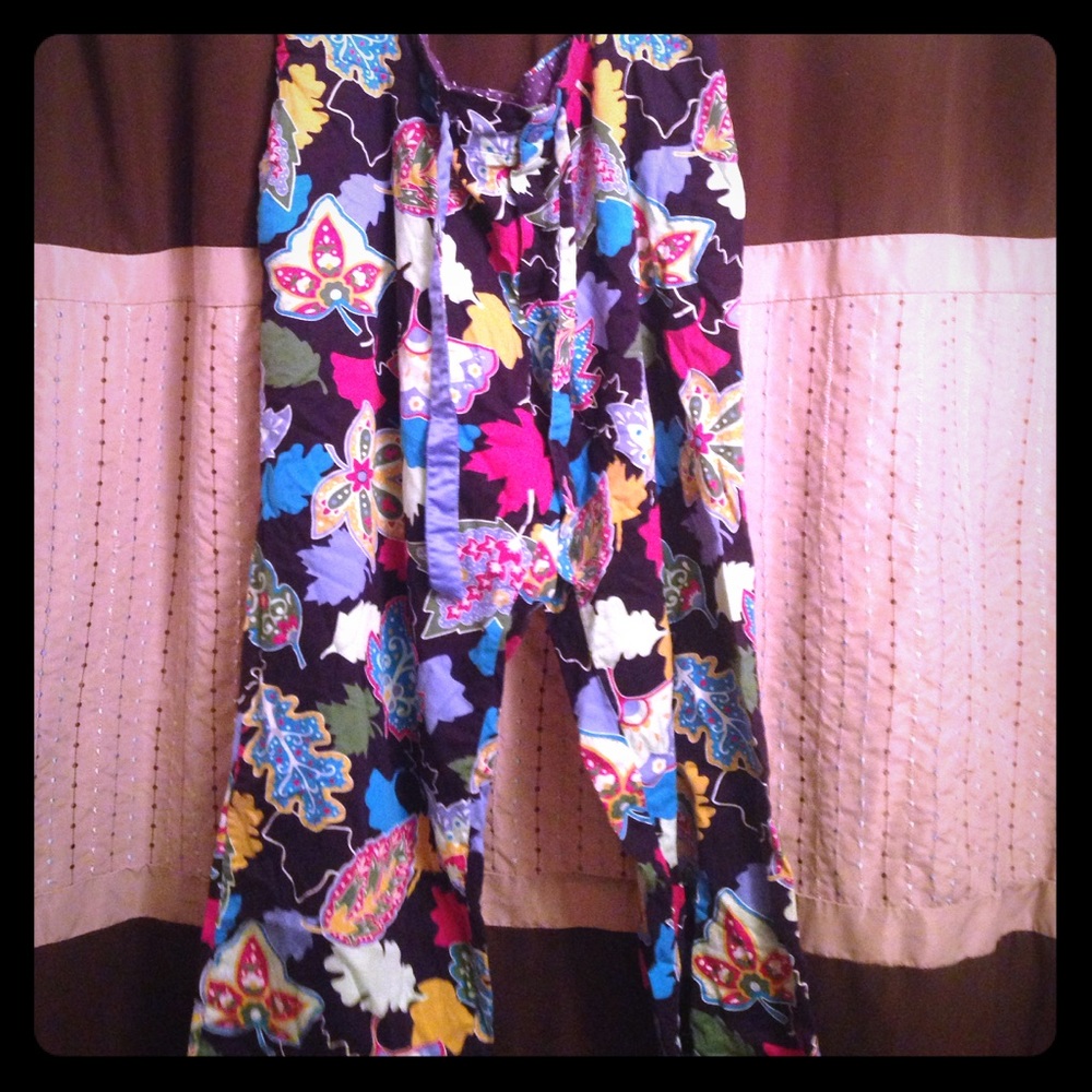 Nick & Nora XXL colorful leaves pajama bottoms