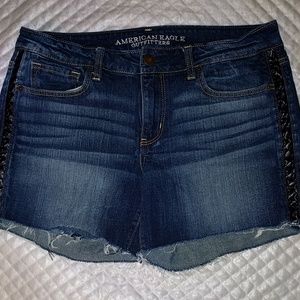 CUTE! American Eagle cutoff jean shorts size 12