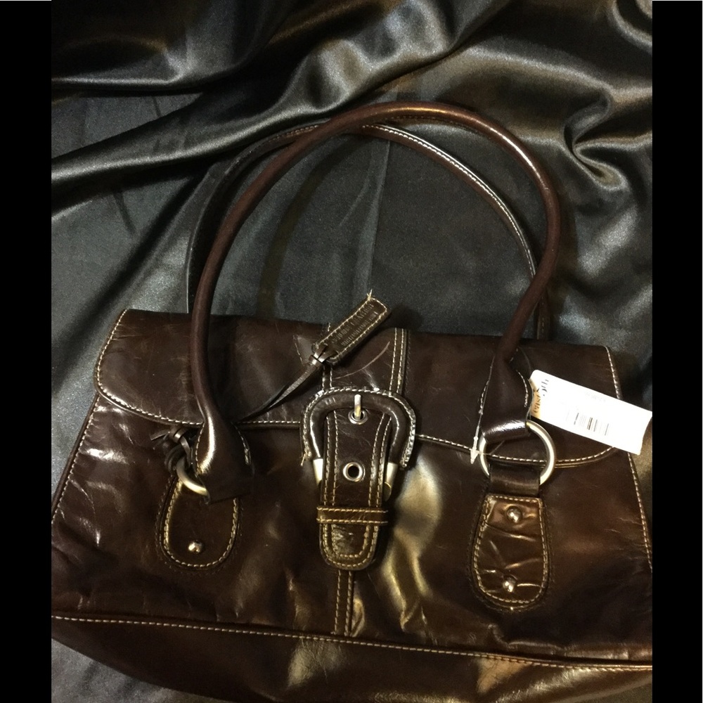 East 5th Brown Leather Purse