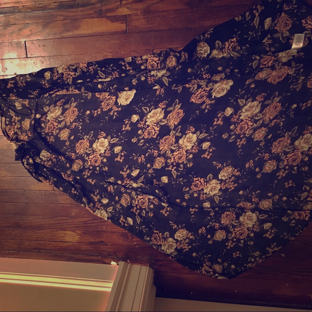 a floral top