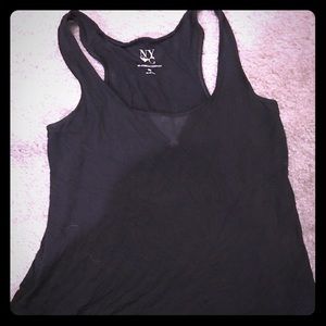 Black dressy tank top.