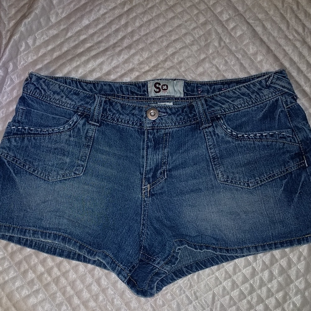 SO jean 5 pocket short shorts size 15