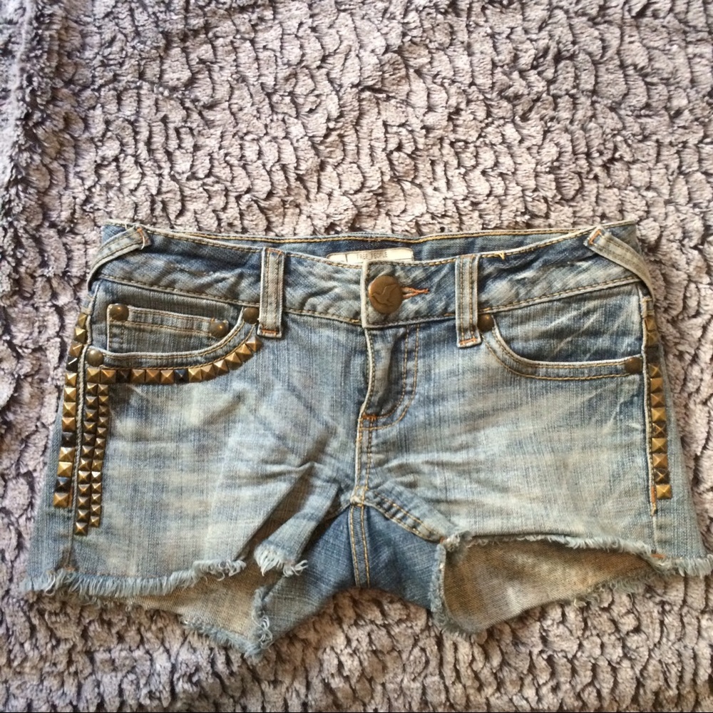 FREE PEOPLE Studded Shorts