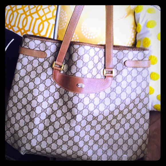 Gucci Vintage Rare and large tote - Picture 2 of 5