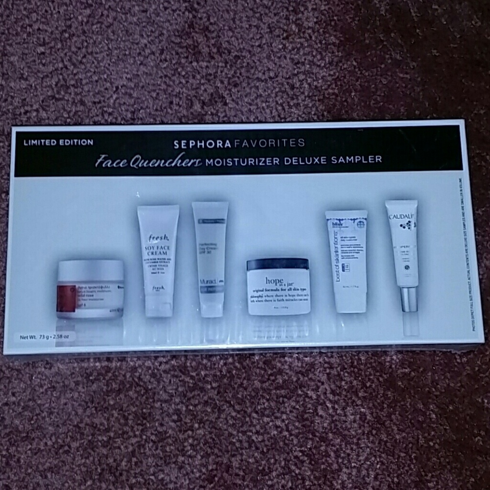 Sephora face quenchers moisturizer Deluxe sampler