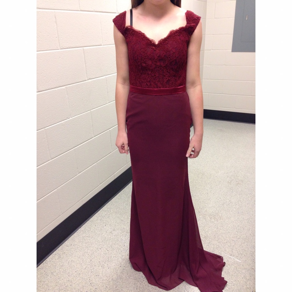 Red long dress - prom/formal