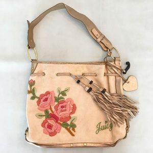Juicy Couture Terry Bag with Beautiful Embroidery