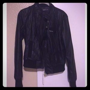 Small black members only jacket