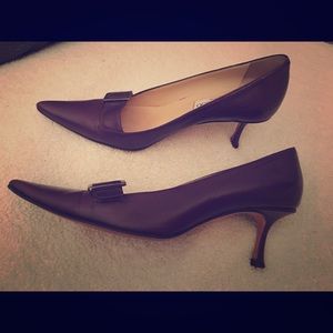 Jimmy Choo Pointed Toe Purple Pump