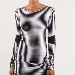 lululemon Devotion Striped LS ultra lightweight T