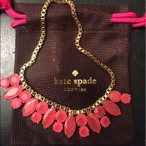 Kate spade pink marquee necklace