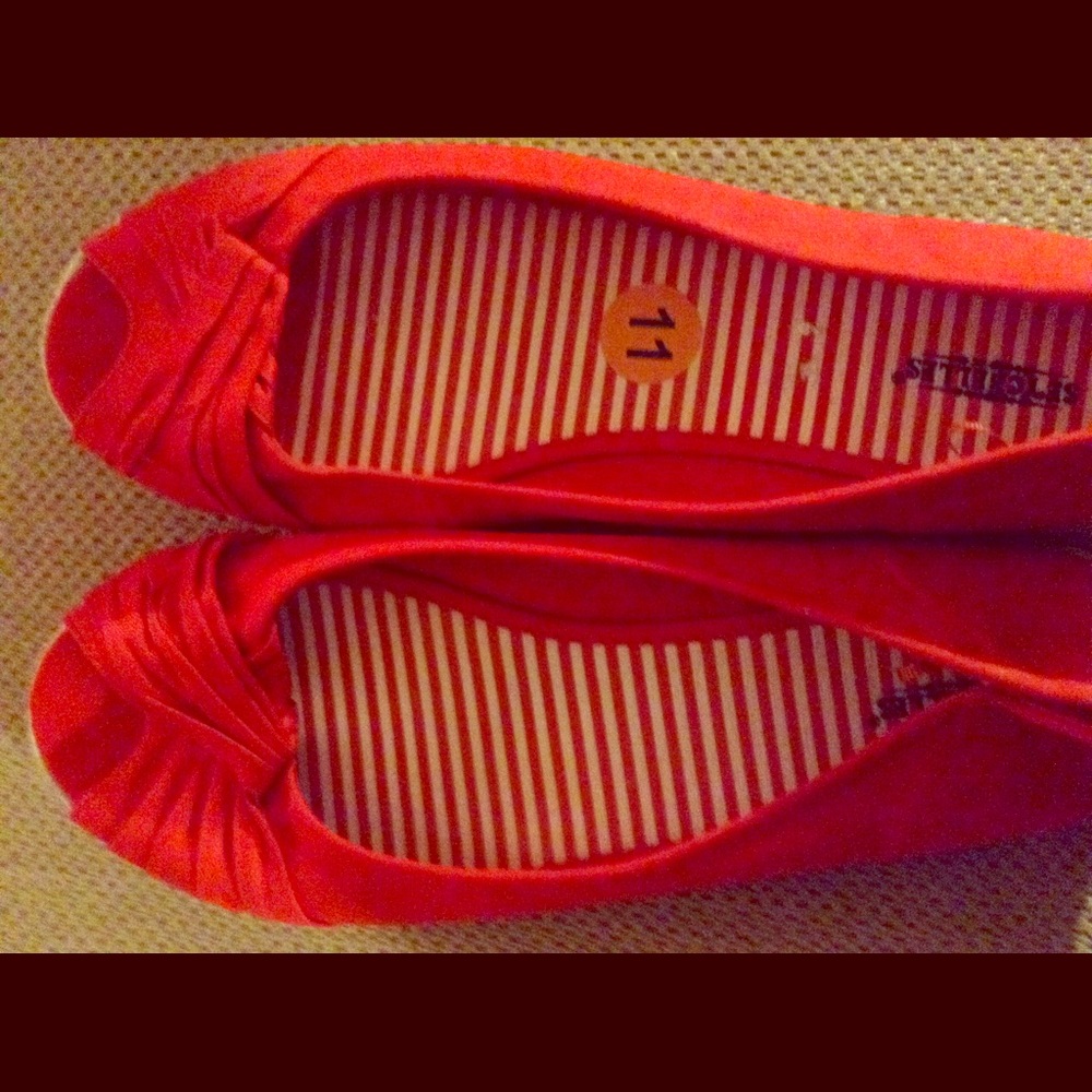 Red Open Toe Shoes