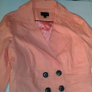 Dialogue peachy jacket sz: Small
