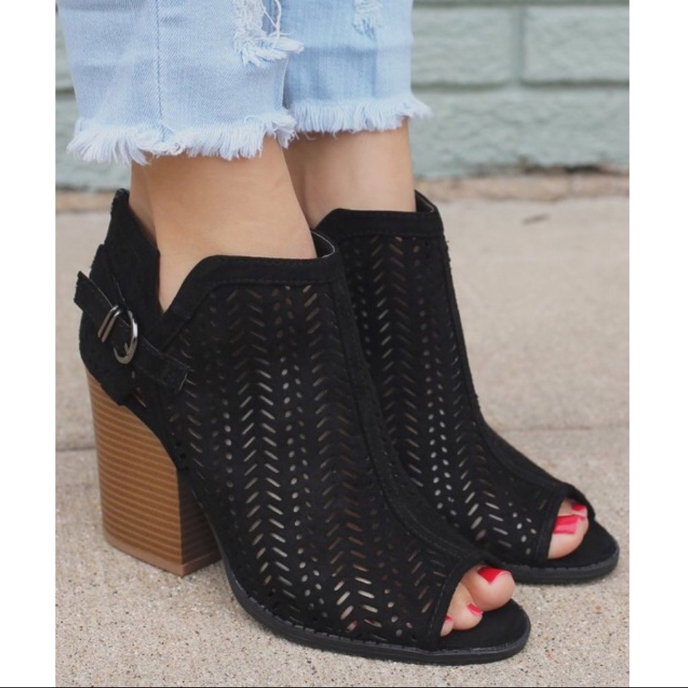 CAITLIN cut out booties - TAUPE - Picture 3 of 3
