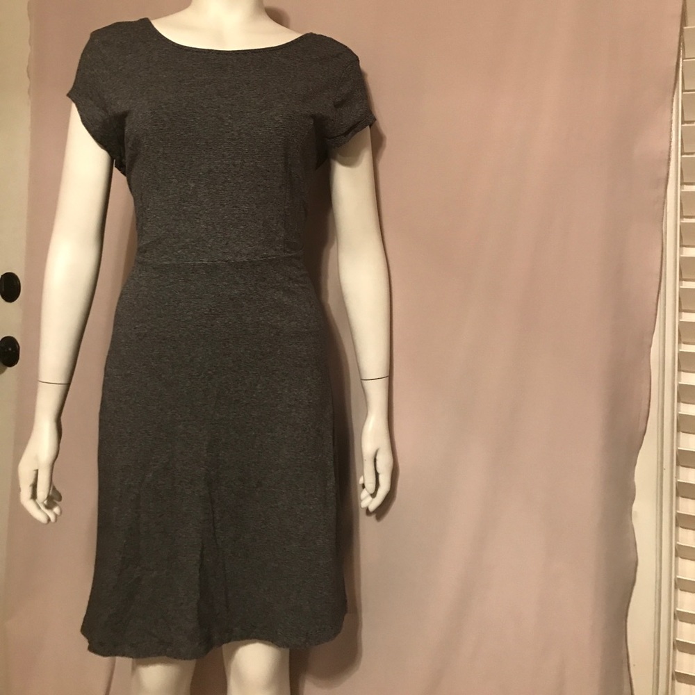 Gray Skater Dress