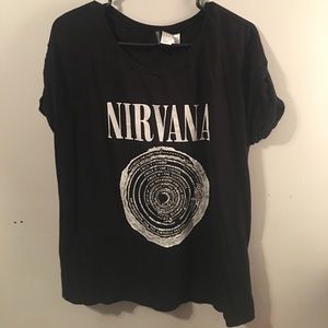 Oversized Nirvana Band Tee
