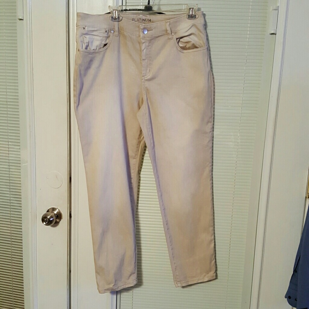 Chicos Platinum jeans size 1.5