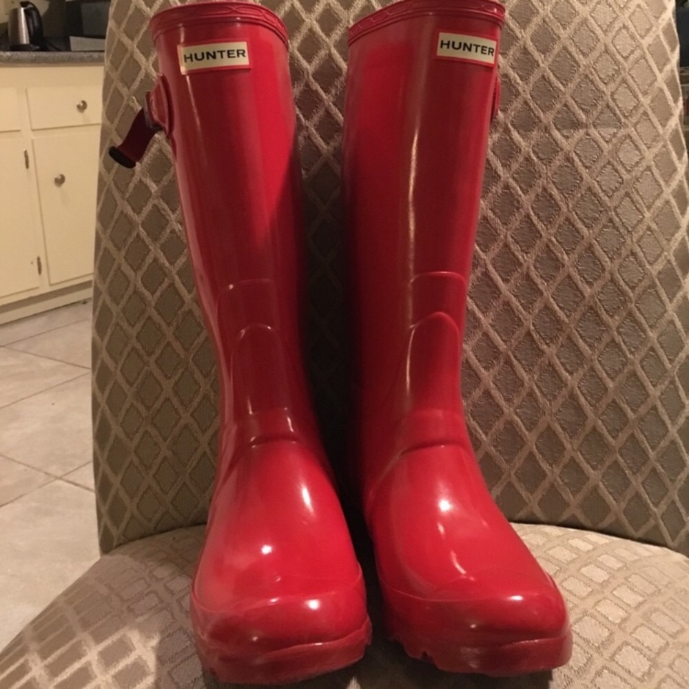 😍😍😍 Red Hunter Boots 😍 😍😍