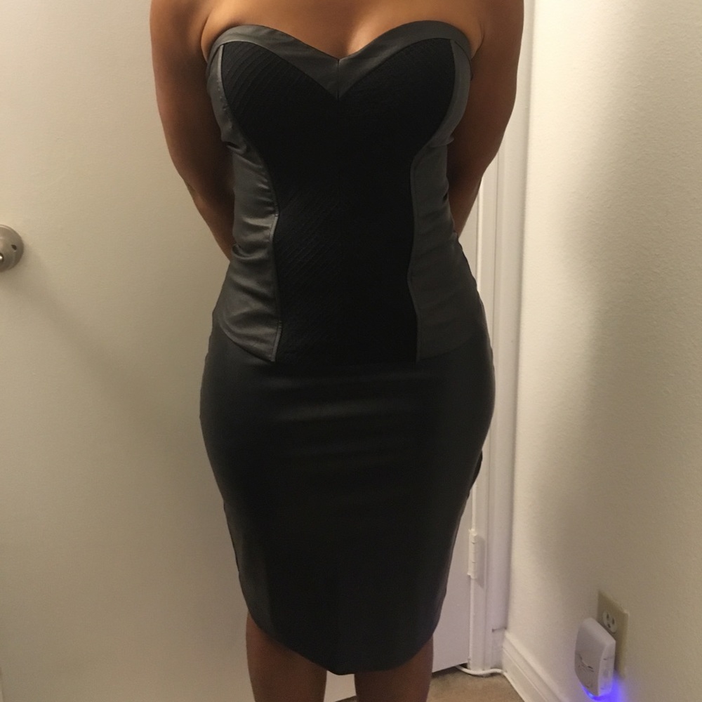 Leather skirt