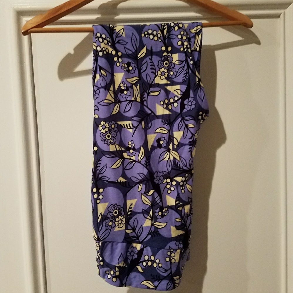 NWOT LuLaRoe TC Leggings w/ Purple Floral print