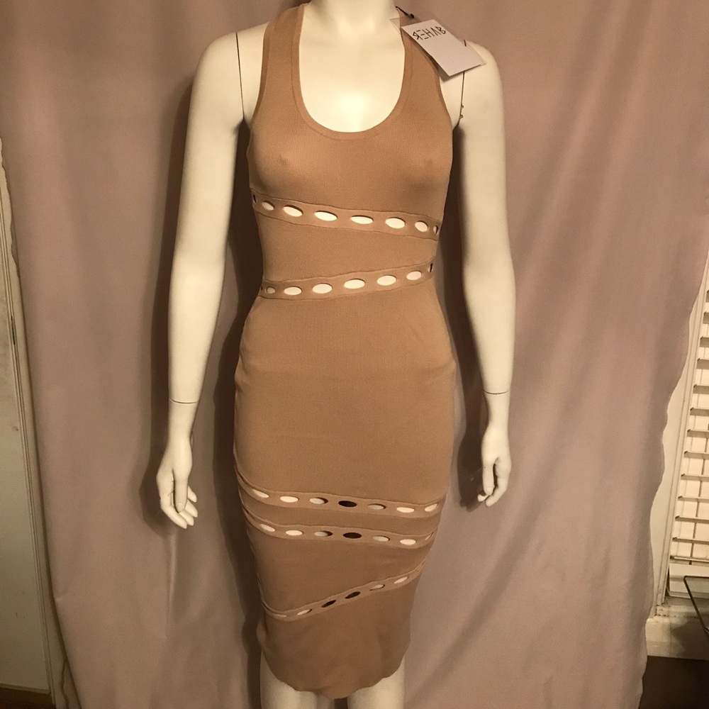 Nude Bodycon dress