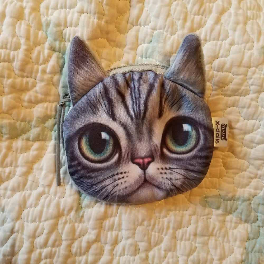 Cat coin purse
