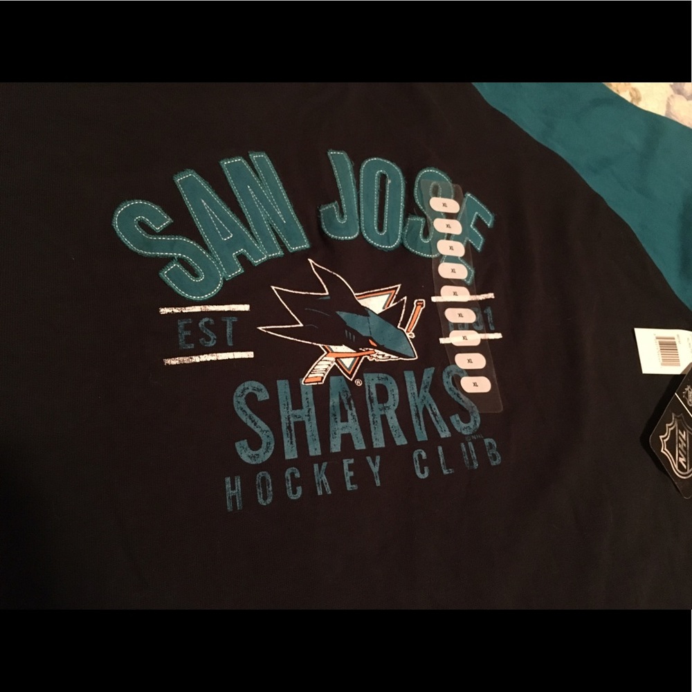 San Jose Sharks Hockey Long Sleeve Men's Shirt🦈💙