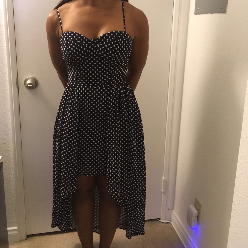 Summer polka dot dress