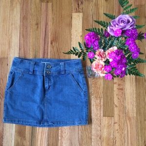 Denim miniskirt