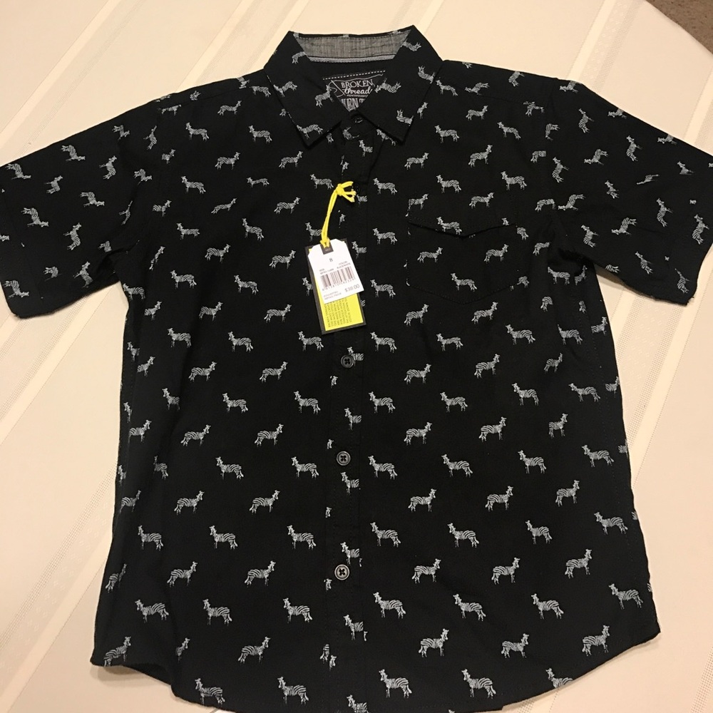 Broken threads Boys button down shirt