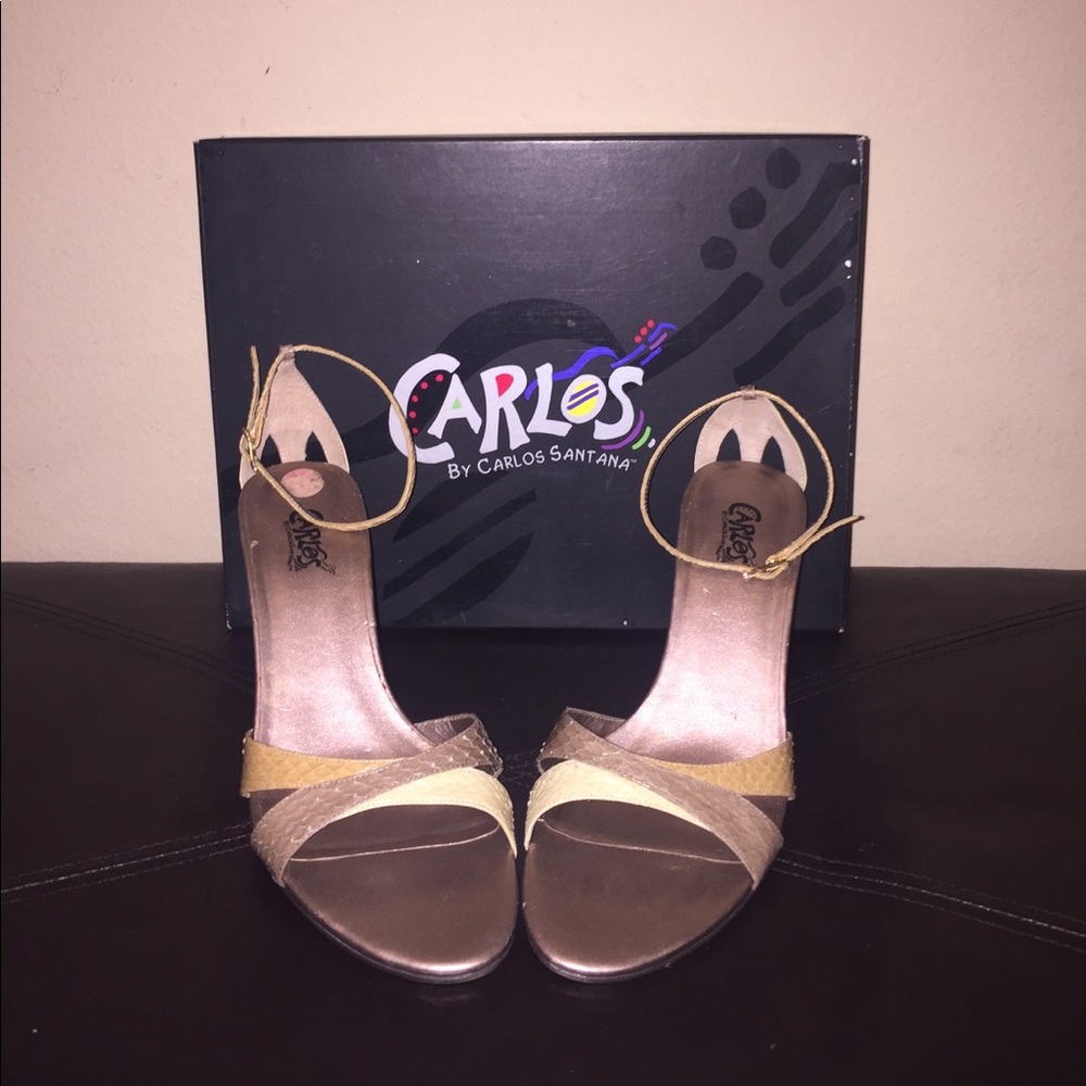 Carlos Santana Open Toe Heels