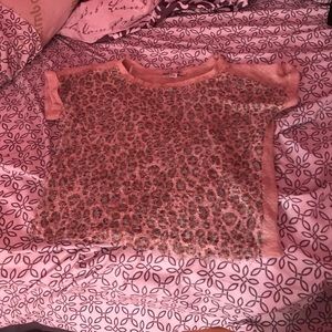 Cheetah print shirt