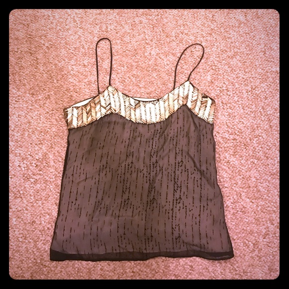 Proenza Schouler Silk Embellished Cami - Picture 1 of 4