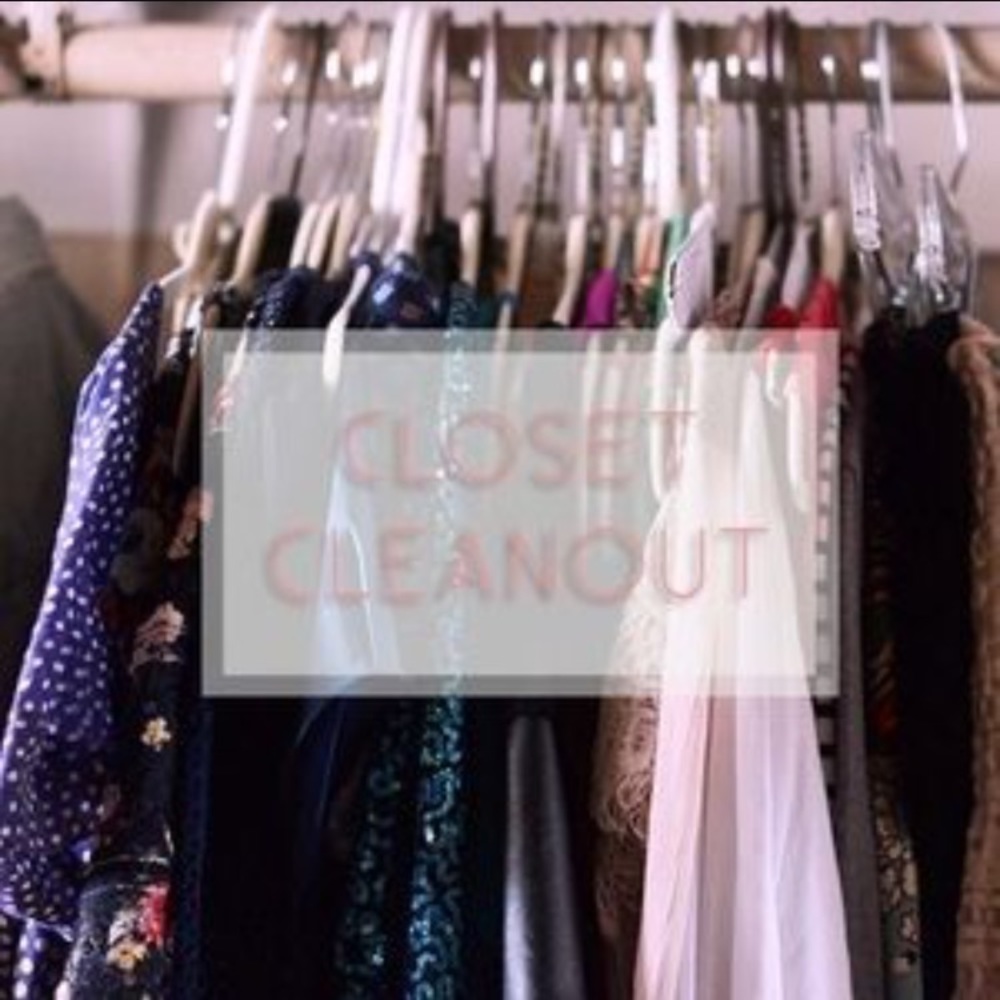 Closet clean out!