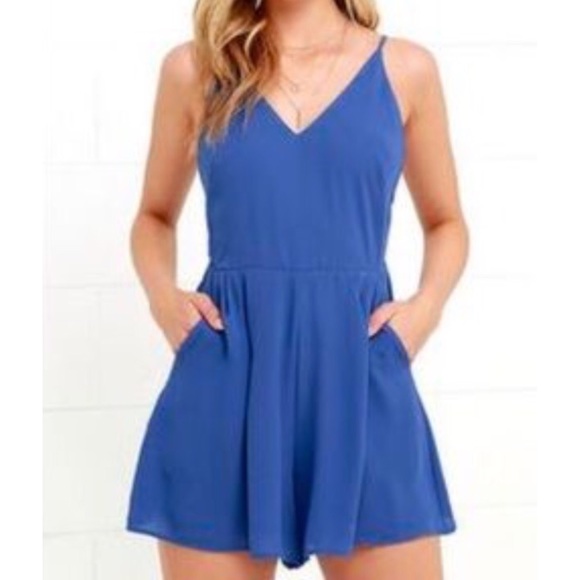 New! Lush Pink Backless Romper - Picture 3 of 6