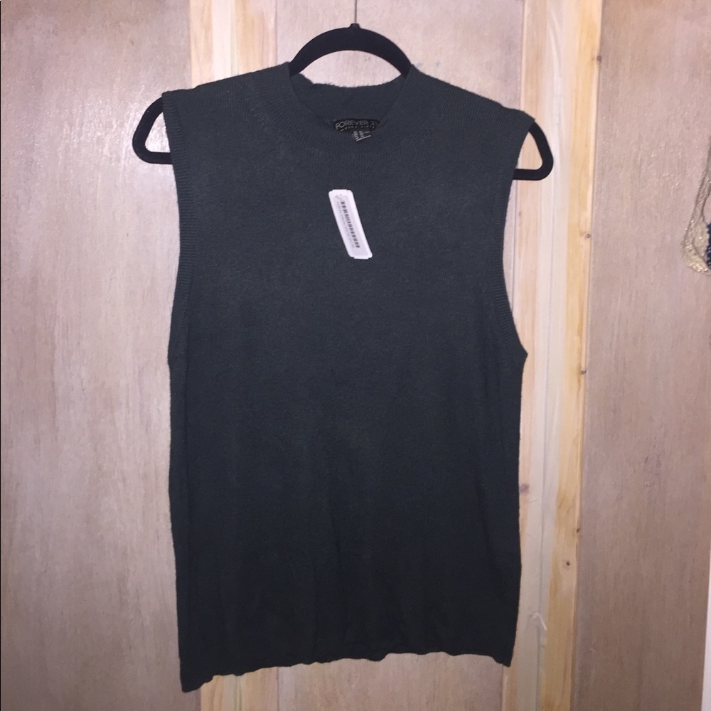 Forever21+ Hunter Green Vest 3XL