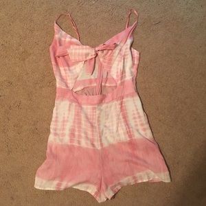 Pink Tie Dye Romper