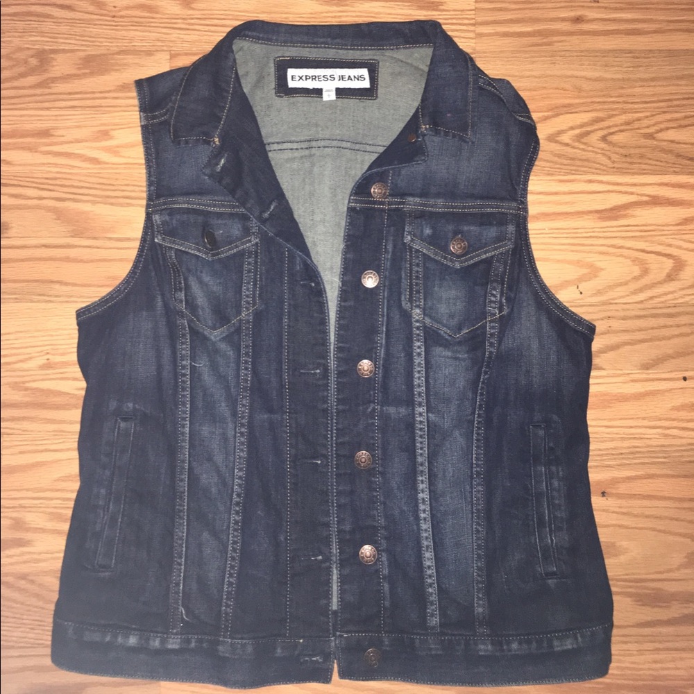 Express Denim Vest - Size L