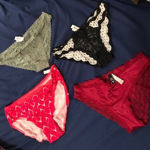 NWT Lot of 4 Victoria's Secret Panties